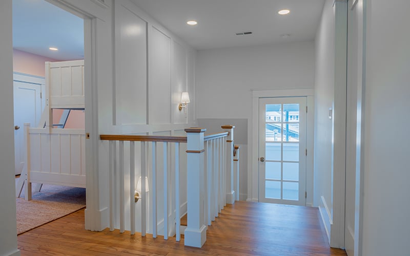 custom-home-renovation-hallway-stairs-lake-geneva